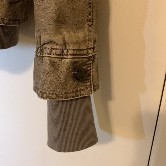 Come Together California CTC Vegan Leather Jacket with Knit Insert - Picture 6 of 15